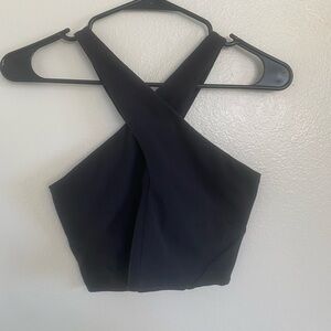 Black Lululemon Key Hole Top